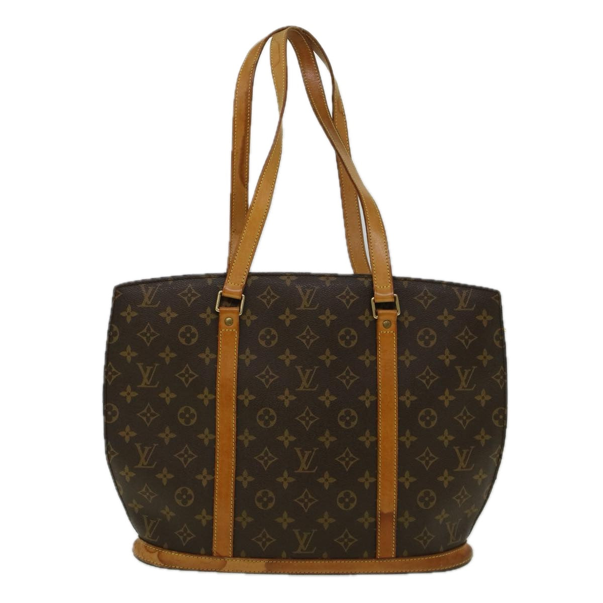 Louis Vuitton Babylone, Brown, Canvas, tote