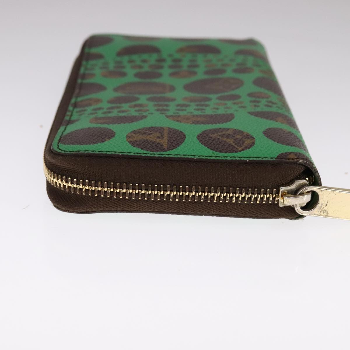 Louis Vuitton Zippy wallet, Green, Canvas, wallet