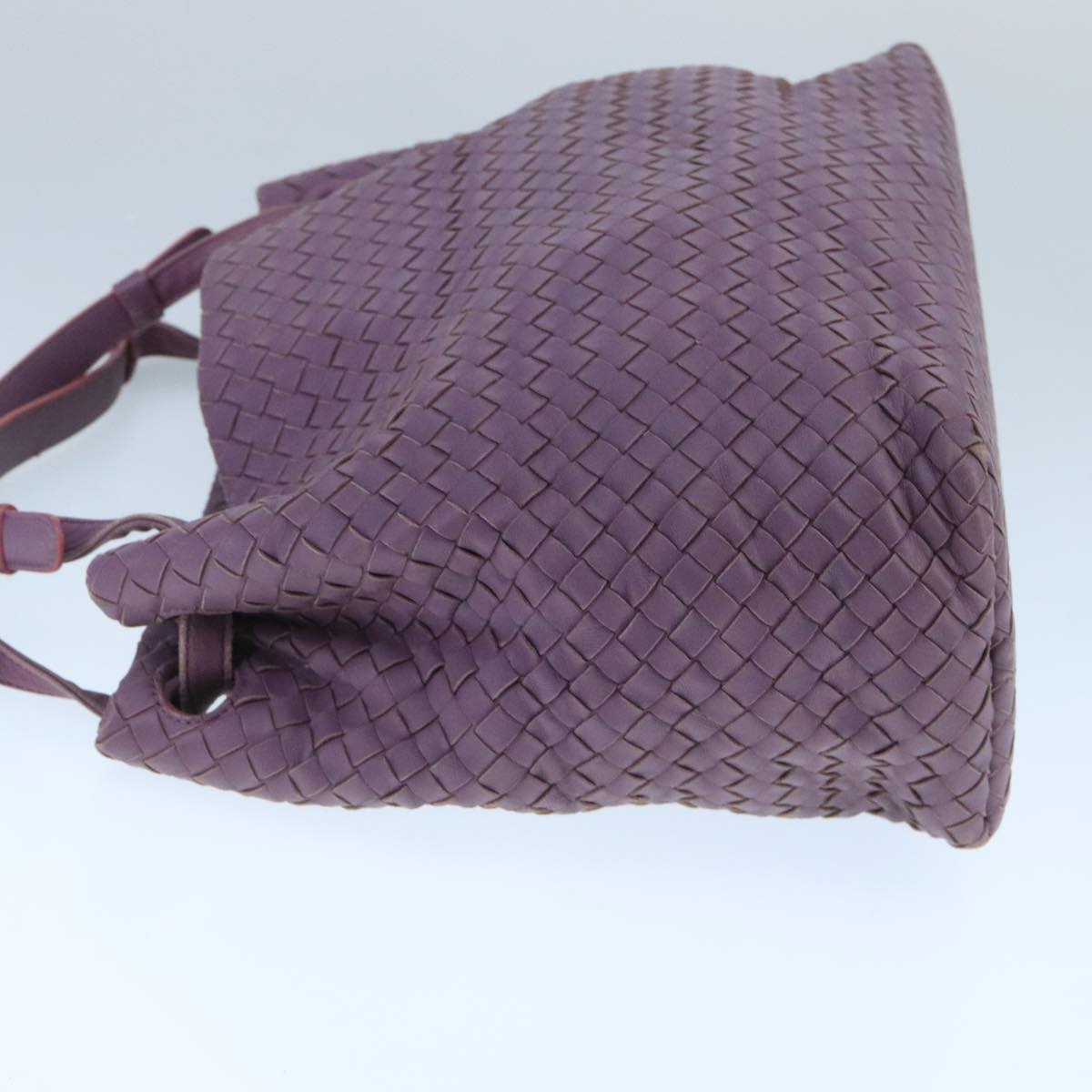 Bottega Veneta Garda, Purple, Leather, handbag