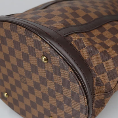 Louis Vuitton Bucket GM, Brown, Canvas, shoulder