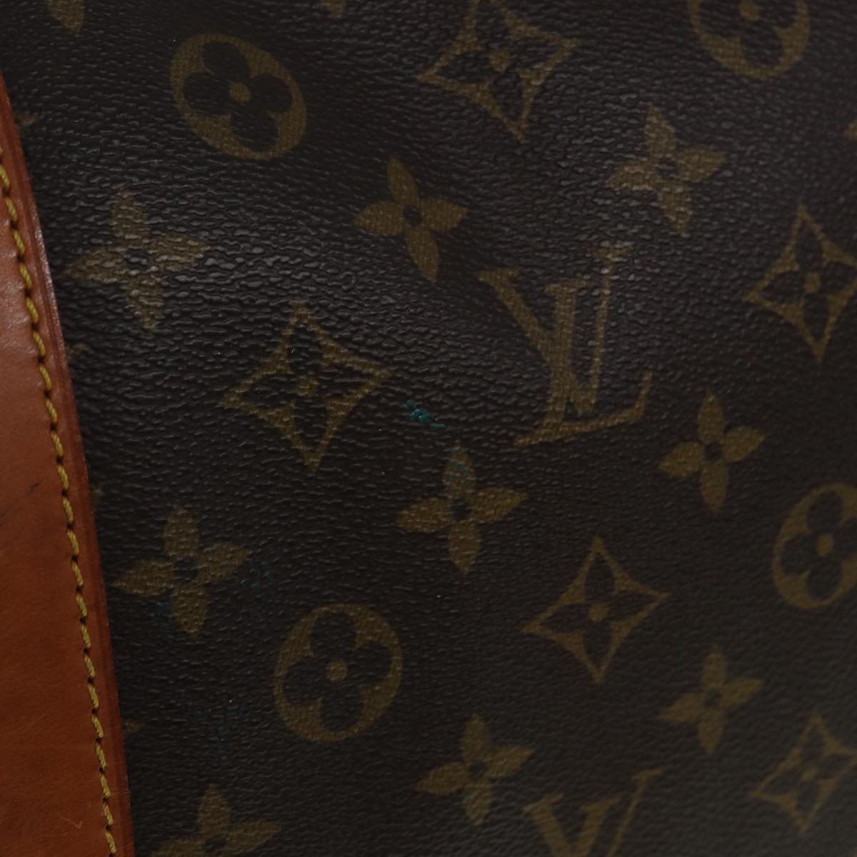 Louis Vuitton Keepall 60, Brown, Canvas, travel