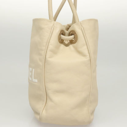 Chanel Camellia, Beige, Leather, tote