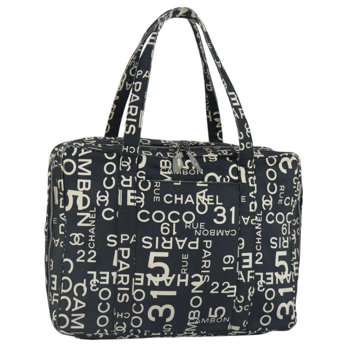 Chanel By sea, Black, Canvas, tote