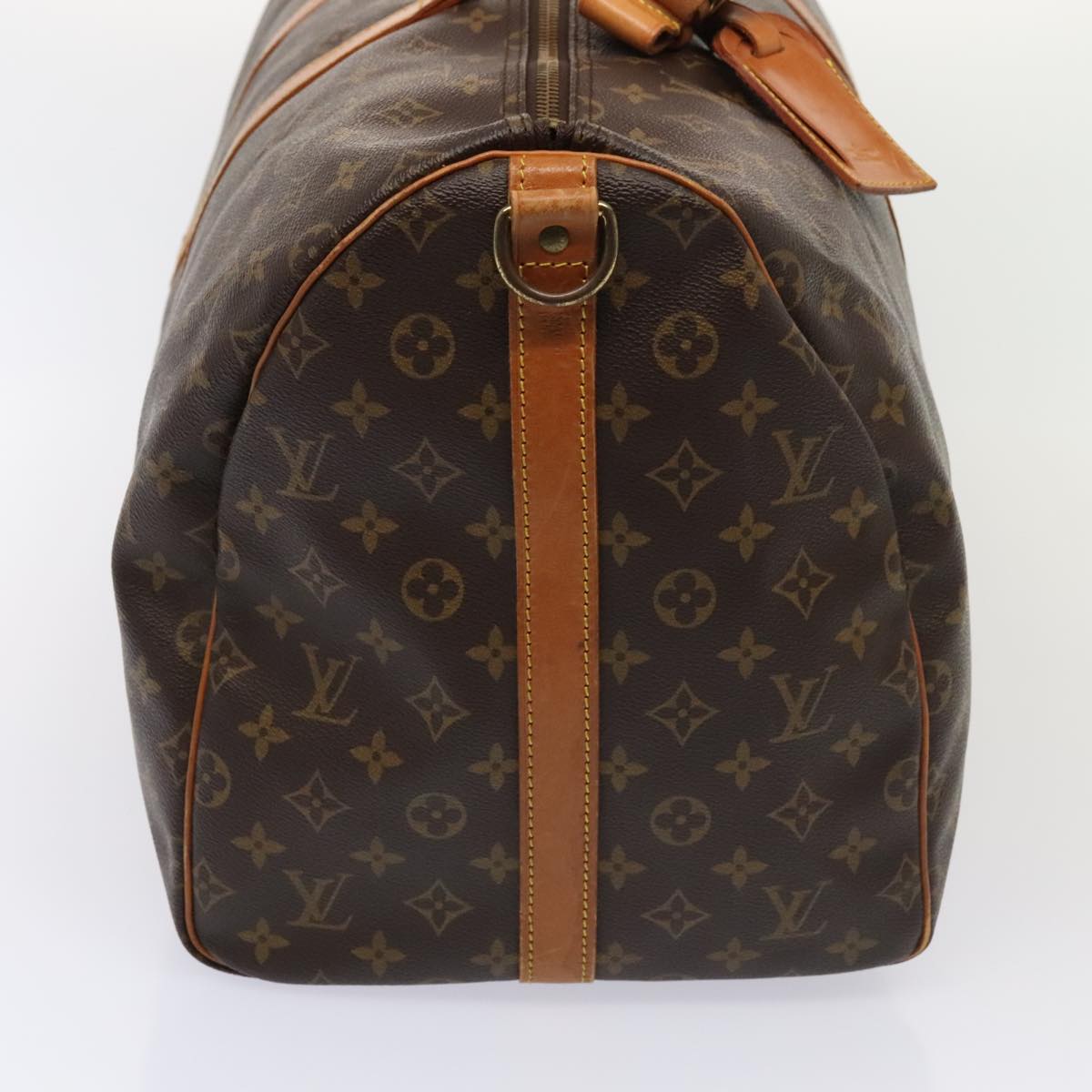 Louis Vuitton Keepall Bandouliere 55, Brown, Canvas, travel