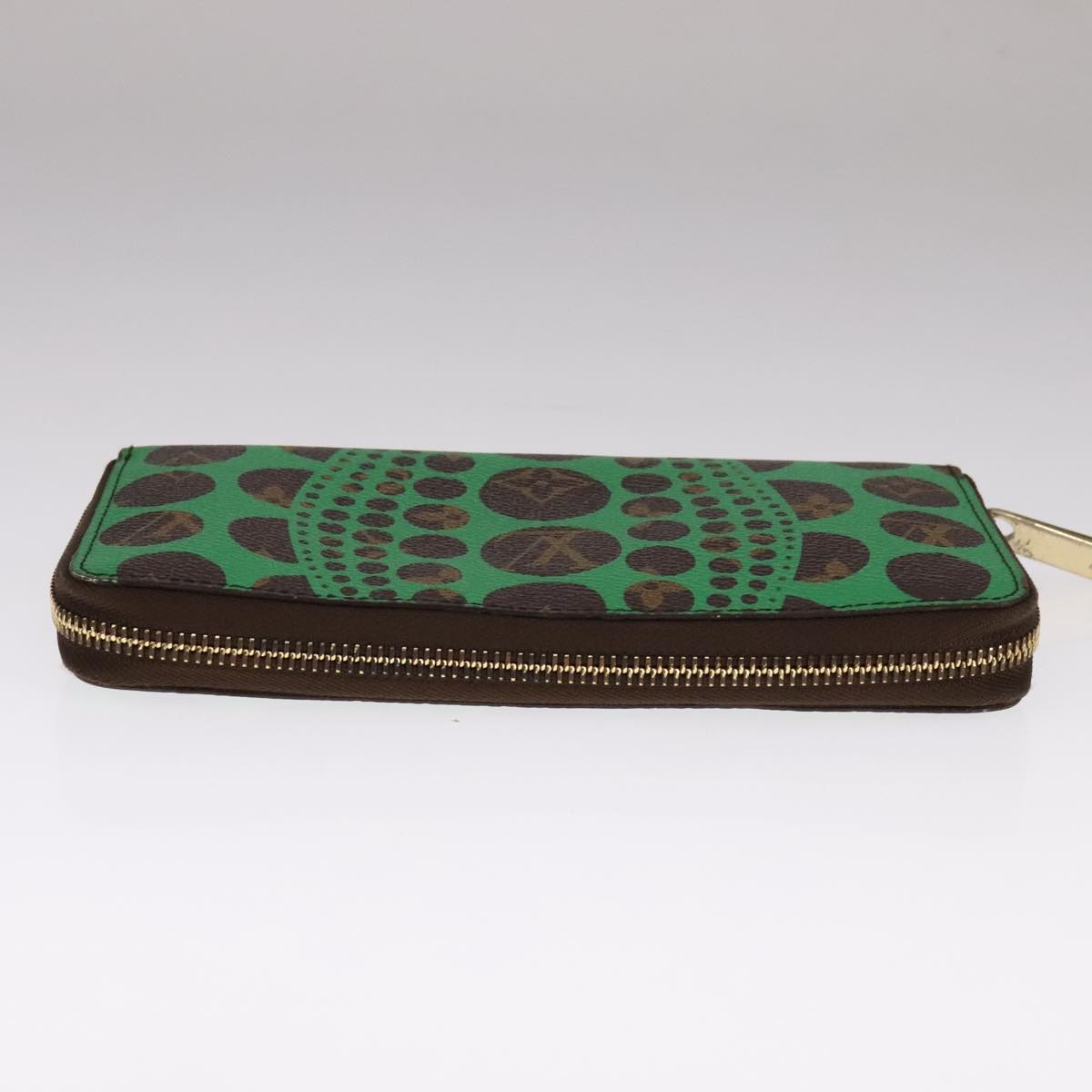 Louis Vuitton Zippy wallet, Green, Canvas, wallet