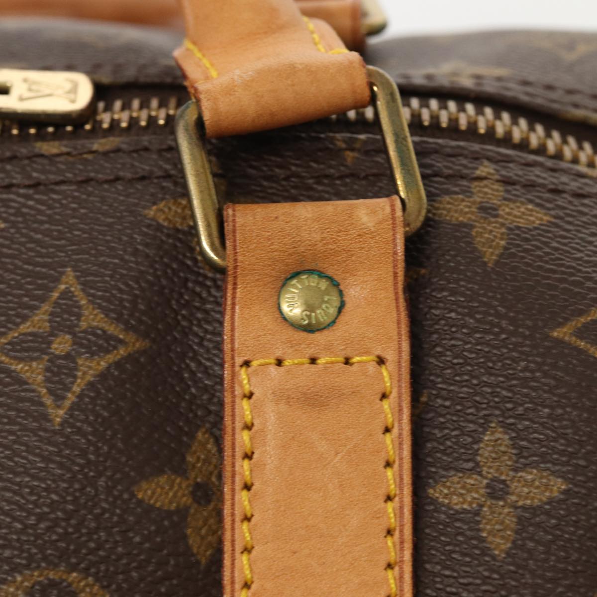 Louis Vuitton Keepall 60, Brown, Canvas, travel