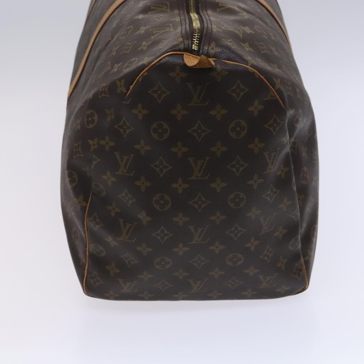 Louis Vuitton Keepall 60, Brown, Canvas, travel
