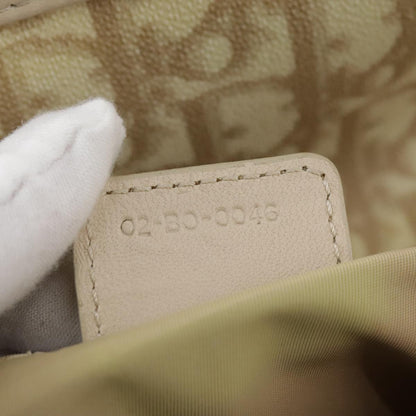 Dior Romantique, Beige, Canvas, shoulder