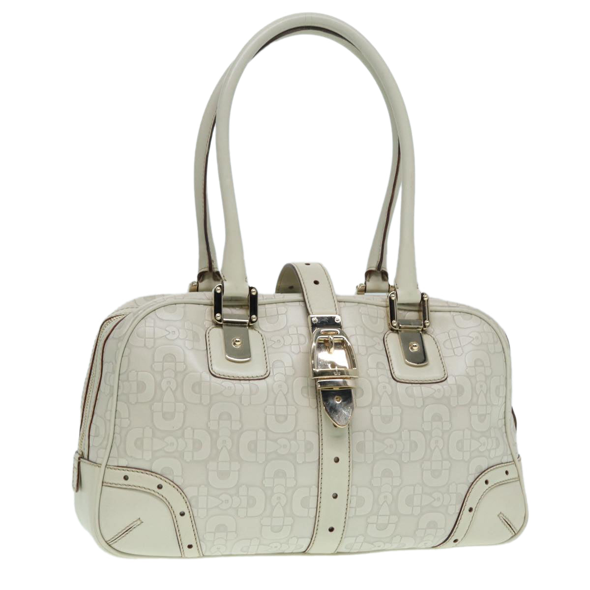 Gucci Horsebit, Beige, Leather, shoulder