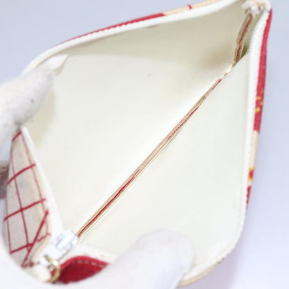 Chanel Coco Mark, Red, Canvas, shoulder