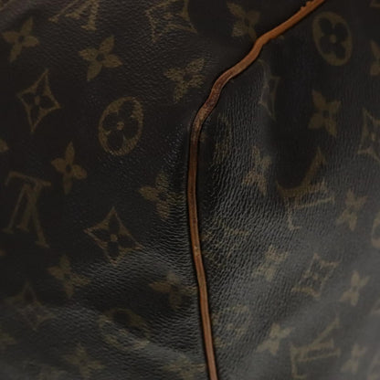 Louis Vuitton Keepall 60, Brown, Canvas, travel