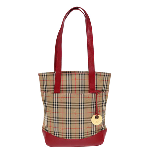 Burberry Nova Check, Beige, Canvas, tote