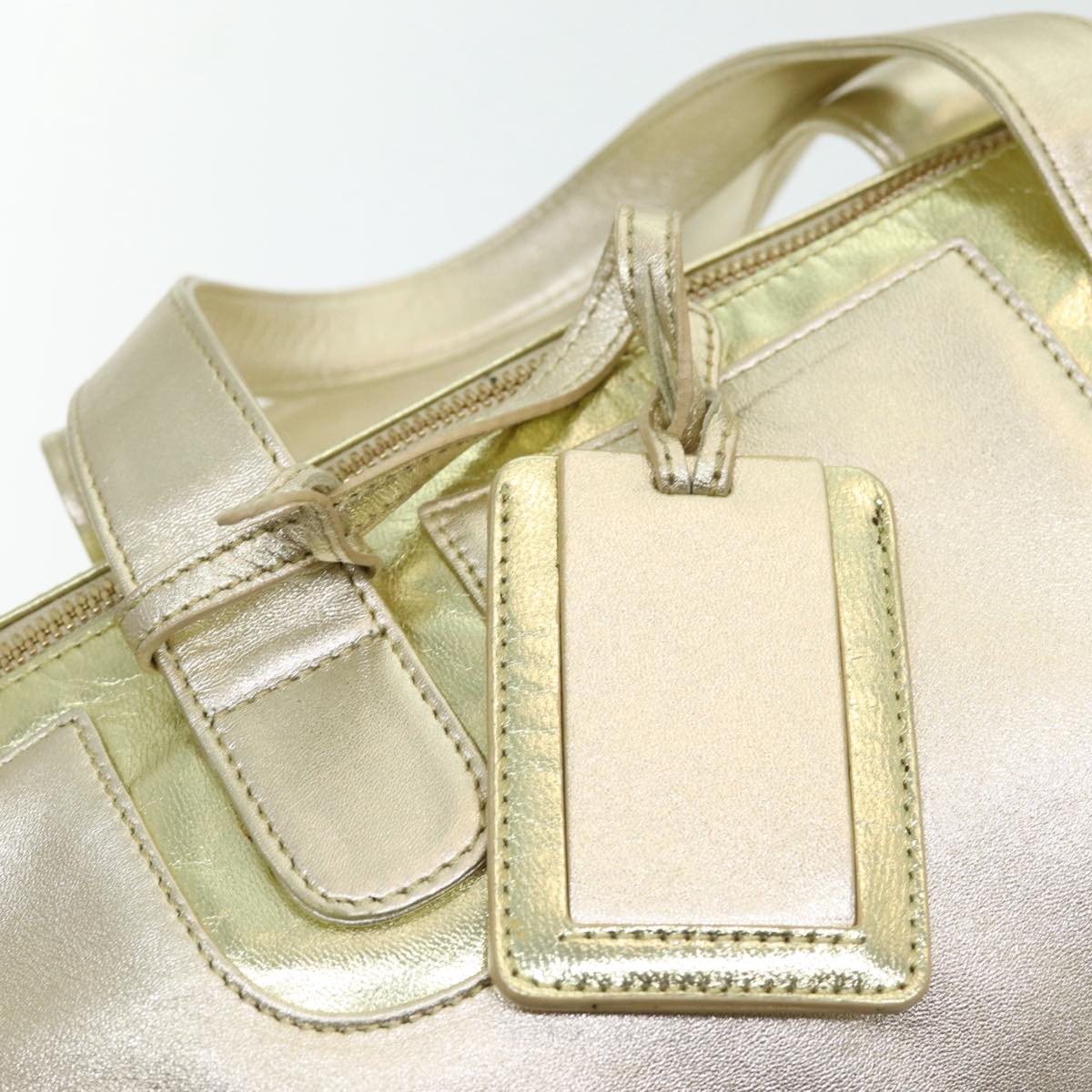 Loewe --, Gold, Leather, handbag