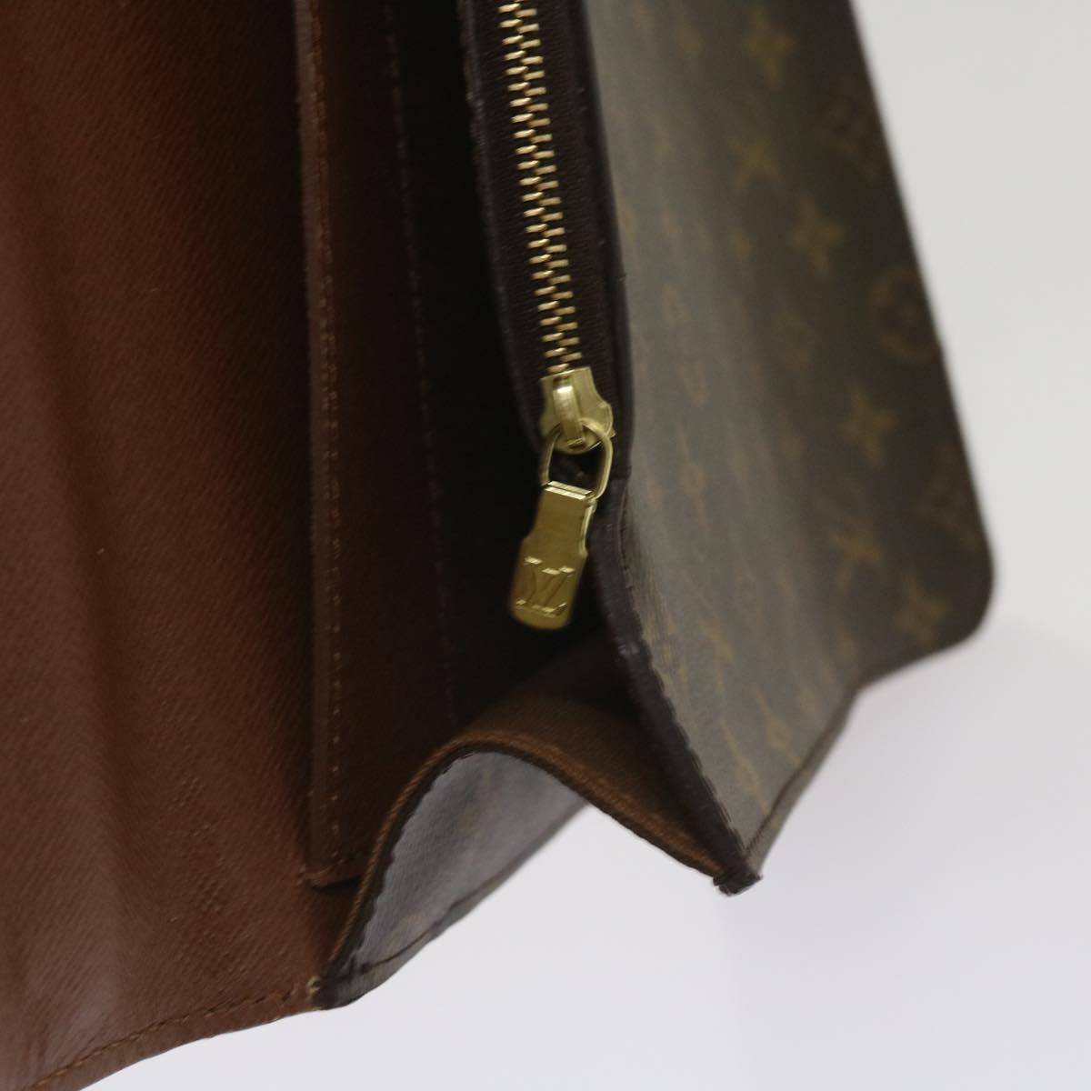 Louis Vuitton Laguito, Brown, Canvas, handbag