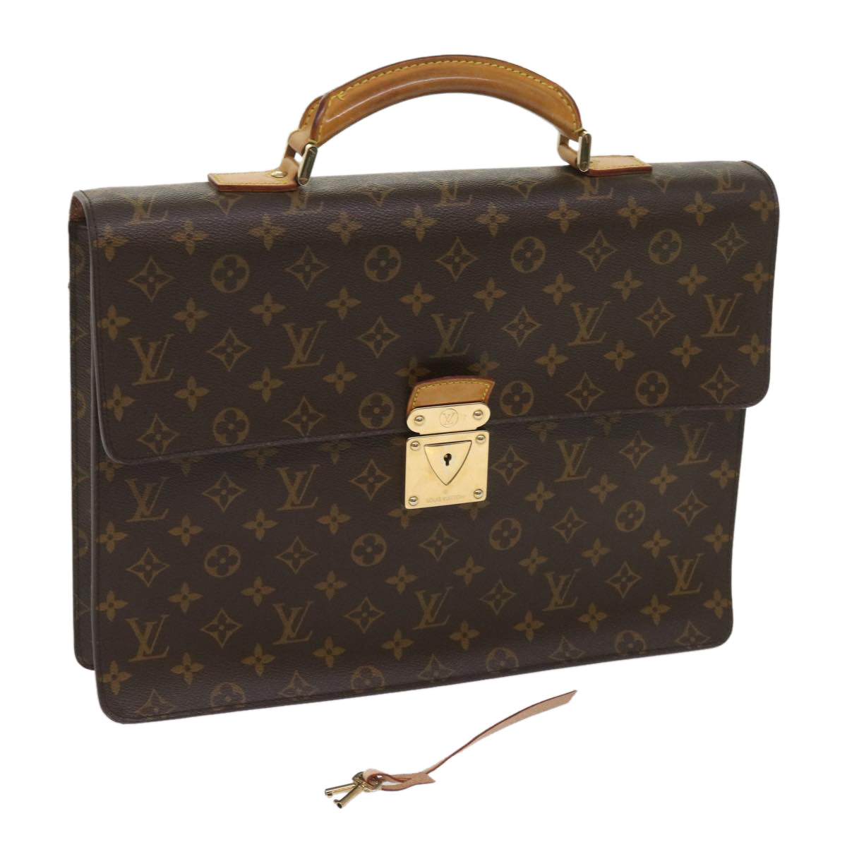 Louis Vuitton Laguito, Brown, Canvas, handbag