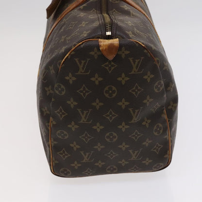 Louis Vuitton Keepall 45, Brown, Canvas, travel