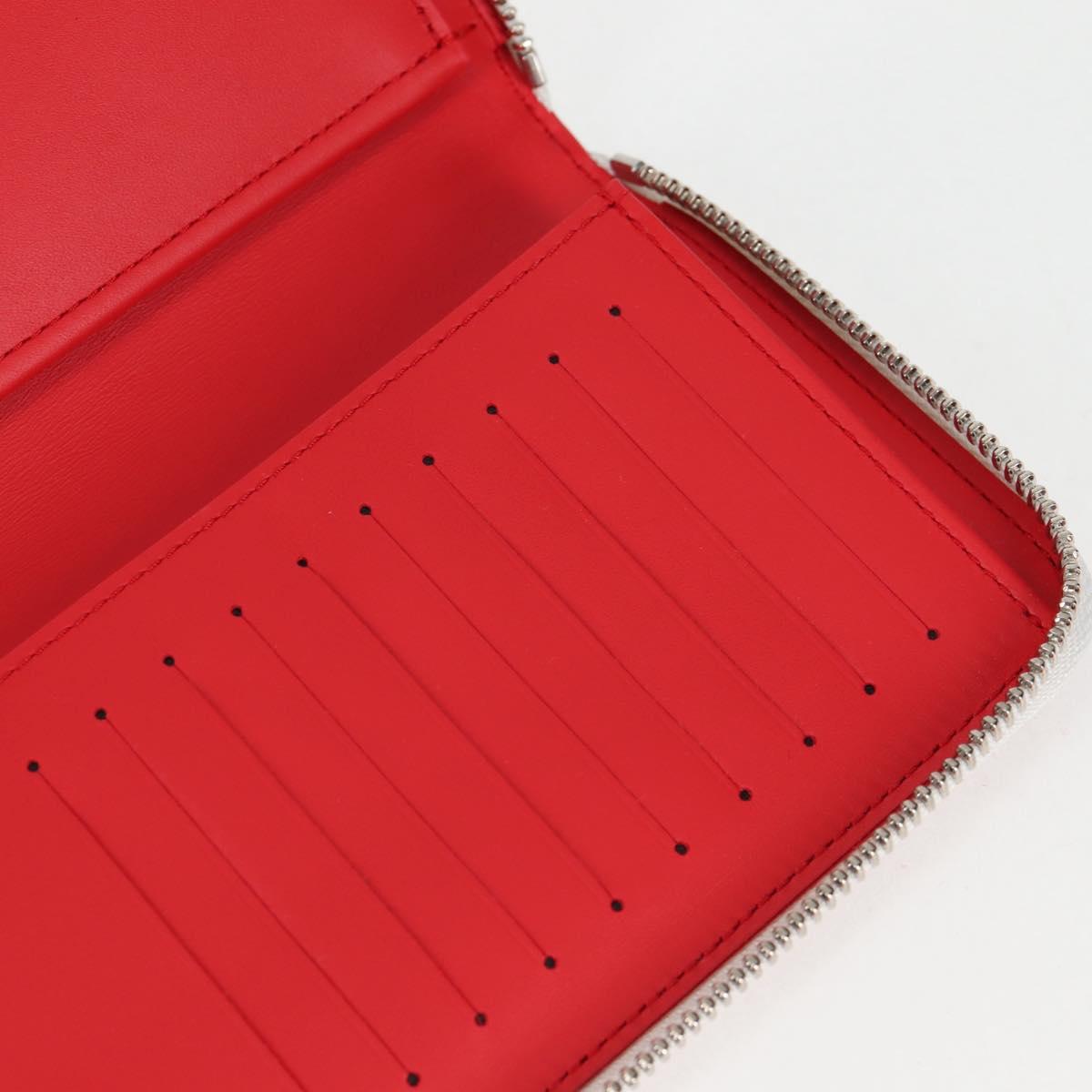 Louis Vuitton Zippy Wallet Vertical, White, Leather, wallet