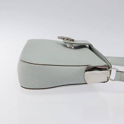 Salvatore Ferragamo Gancini, Blue, Leather, shoulder