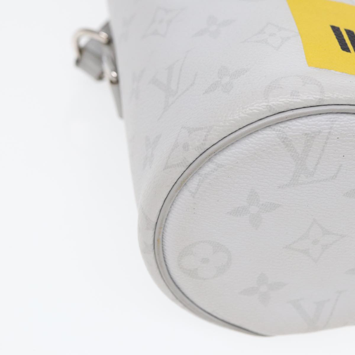 Louis Vuitton Chalk Nano, White, Leather, shoulder