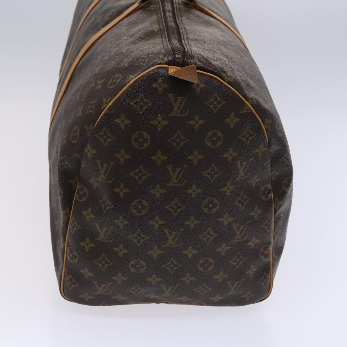Louis Vuitton Keepall 60, Brown, Canvas, travel