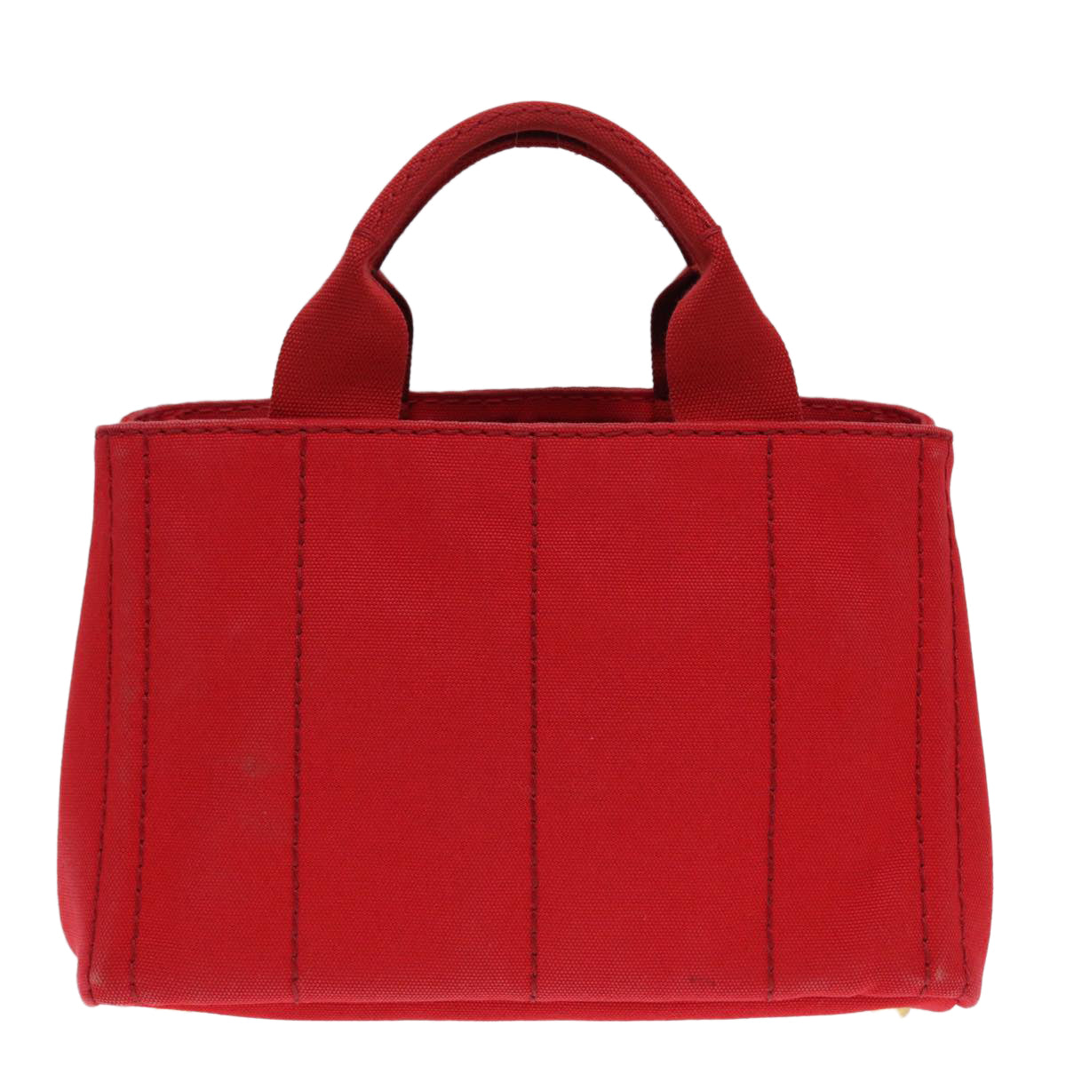 Prada Canapa, Red, Canvas, handbag