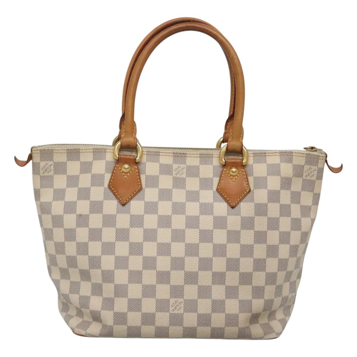 Louis Vuitton Saleya, White, Canvas, tote