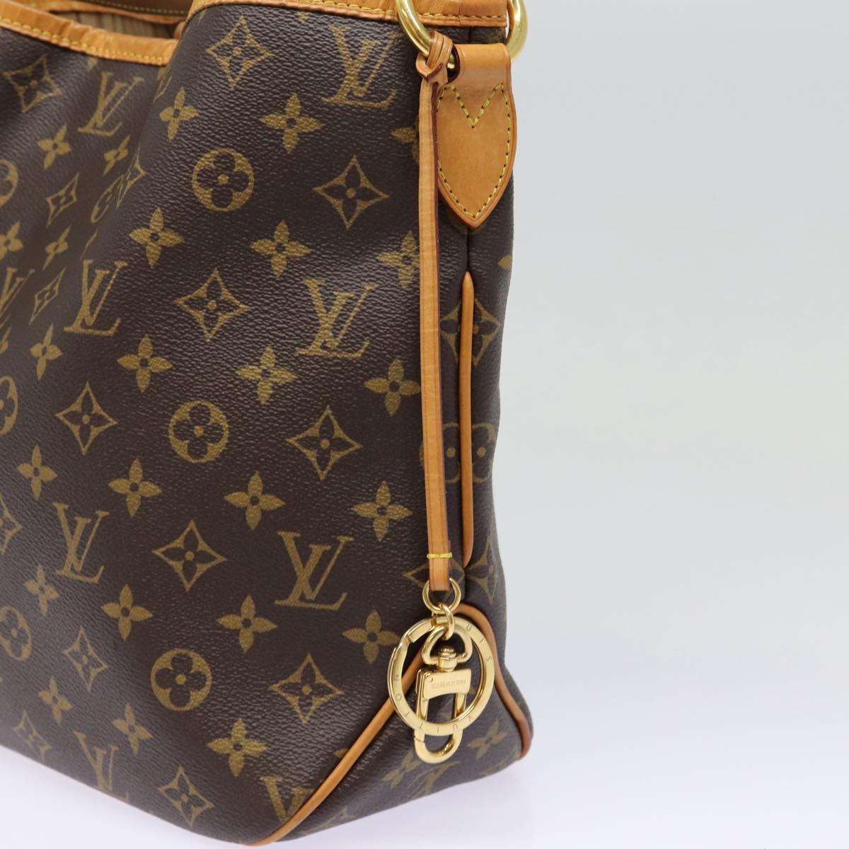 Louis Vuitton Delightful, Brown, Canvas, shoulder