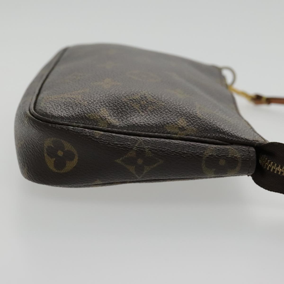 Louis Vuitton Pochette Accessoire, Brown, Canvas, clutch