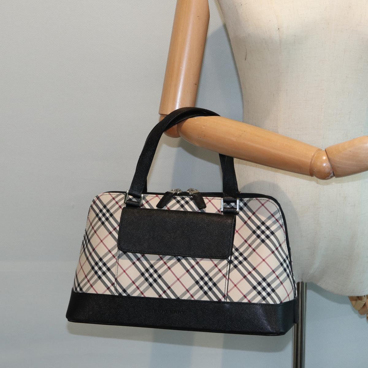 Burberry Nova Check, Beige, Canvas, handbag