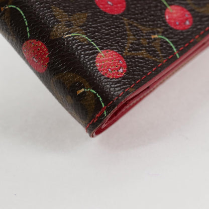 Louis Vuitton Compact zip, Brown, Canvas, wallet