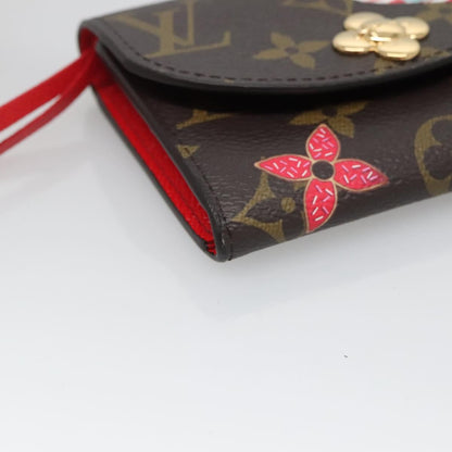Louis Vuitton Rosalie, Brown, Canvas, wallet