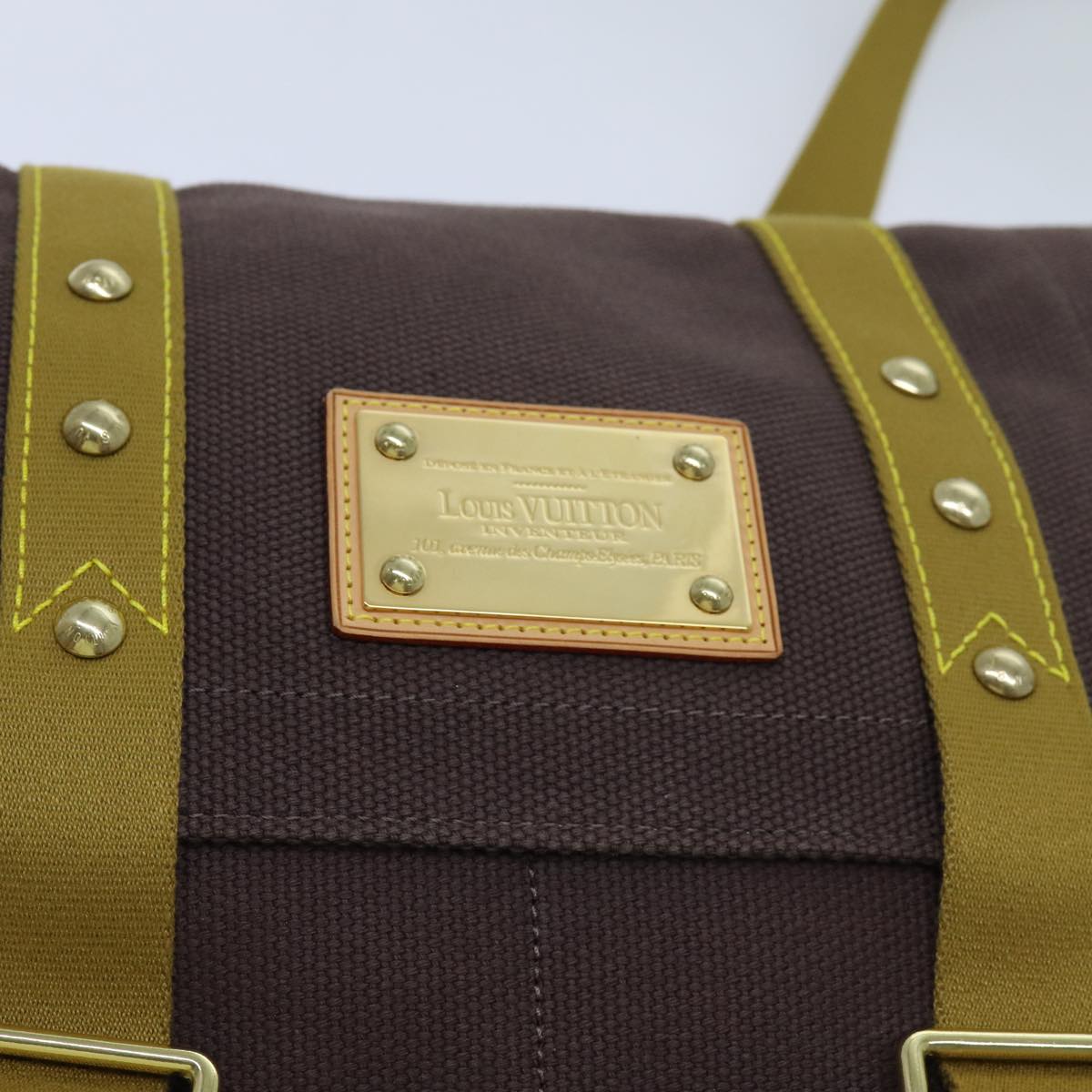 Louis Vuitton Antigua, Brown, Canvas, shoulder