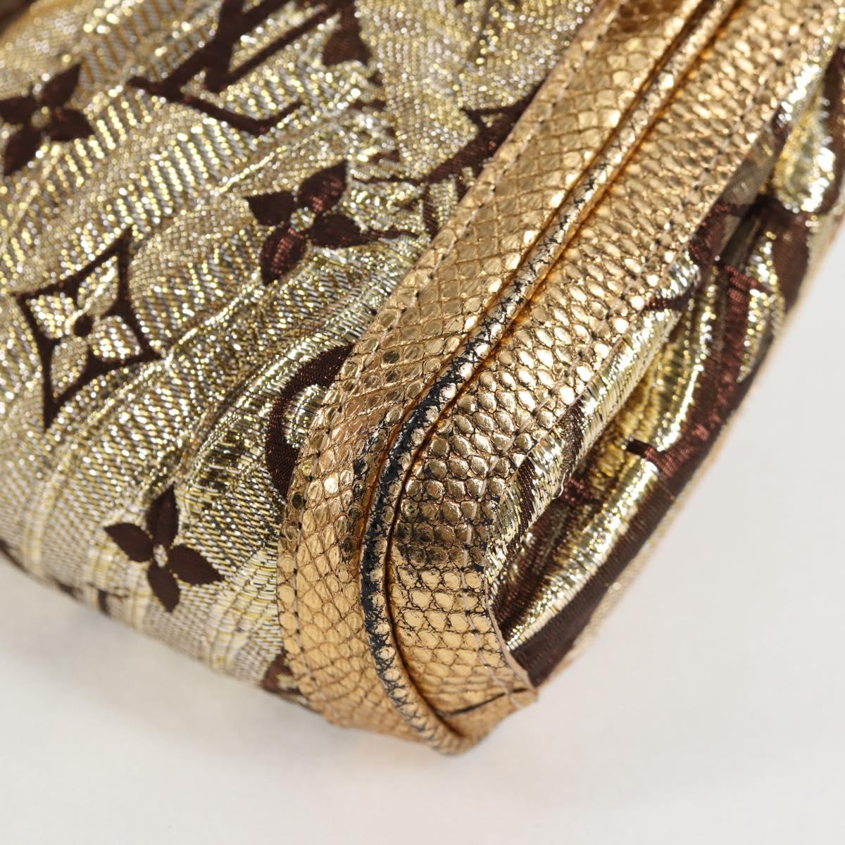 Louis Vuitton, Gold, Canvas, clutch