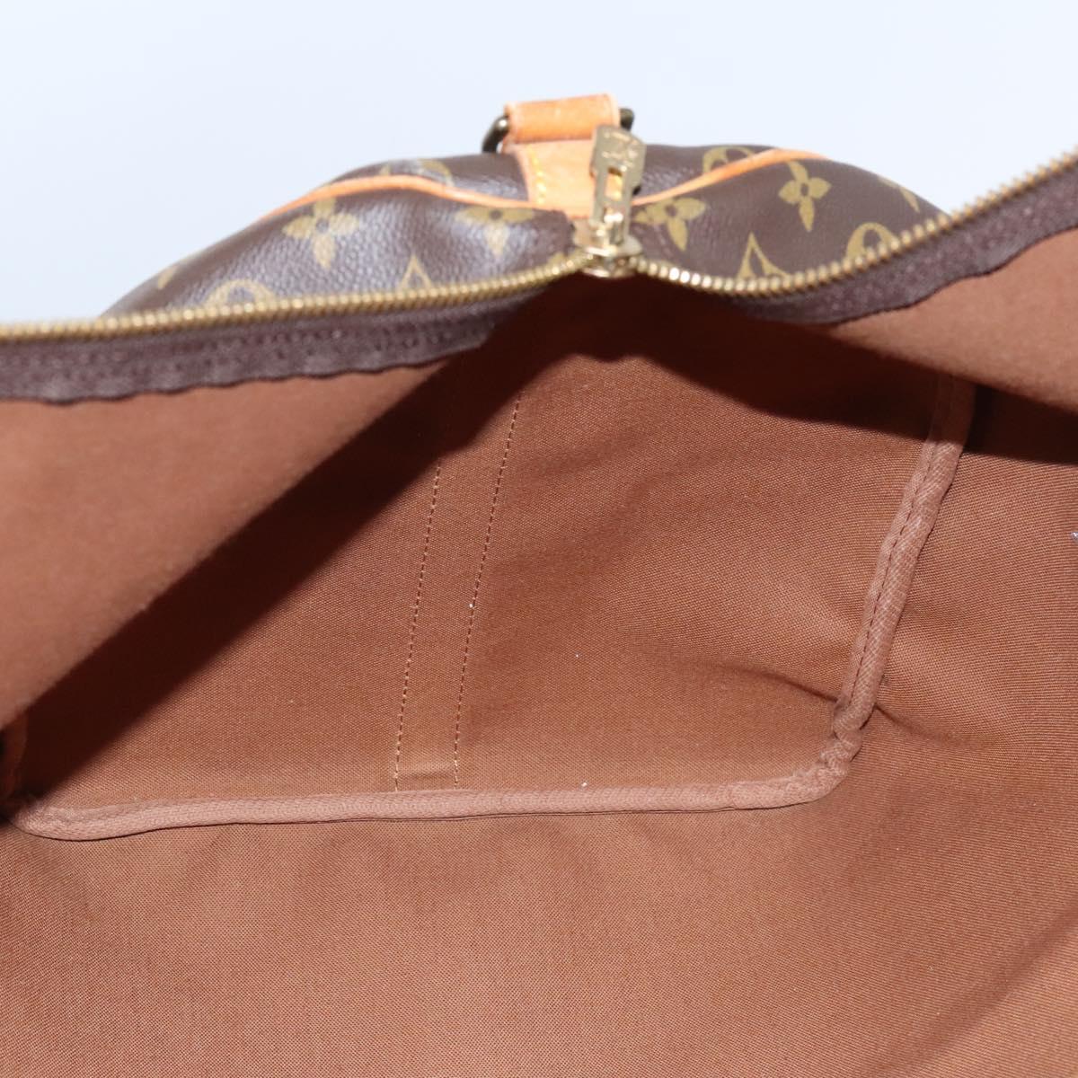 Louis Vuitton Keepall Bandoulière 60, Brown, Canvas, travel