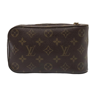 Louis Vuitton Geronimos, Brown, Canvas, clutch