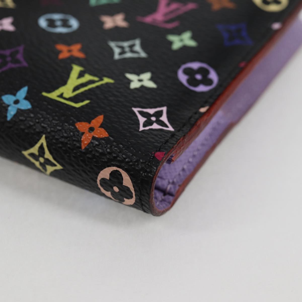 Louis Vuitton Insolite, Black, Canvas, wallet