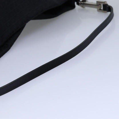 Fendi Zucchino, Black, Canvas, handbag