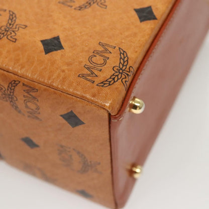 MCM Visetos, Brown, Canvas, handbag