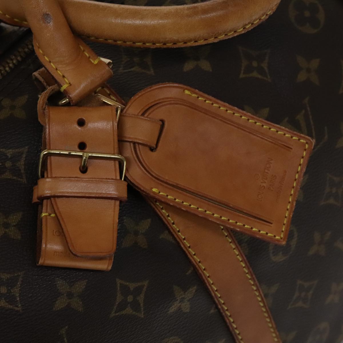 Louis Vuitton Keepall Bandoulière 60, Brown, Canvas, travel