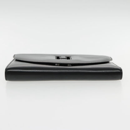 Hermès H, Black, Leather, clutch