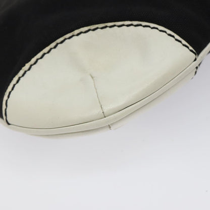 Chanel Coco Mark, Black, Canvas, shoulder