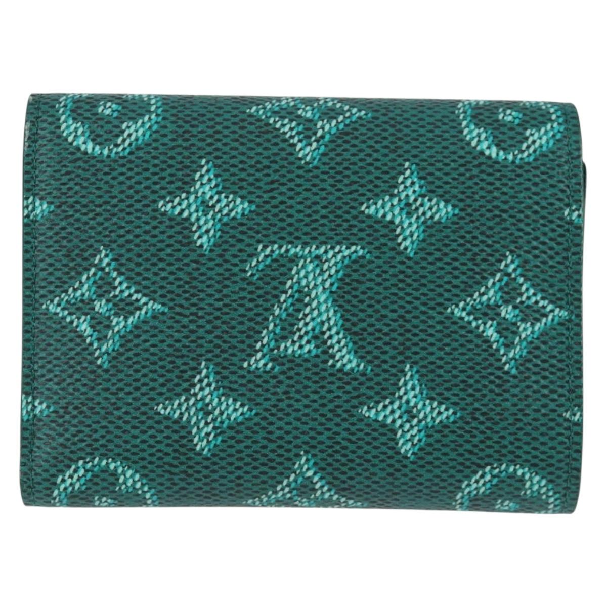Louis Vuitton Victor, Green, Canvas, wallet