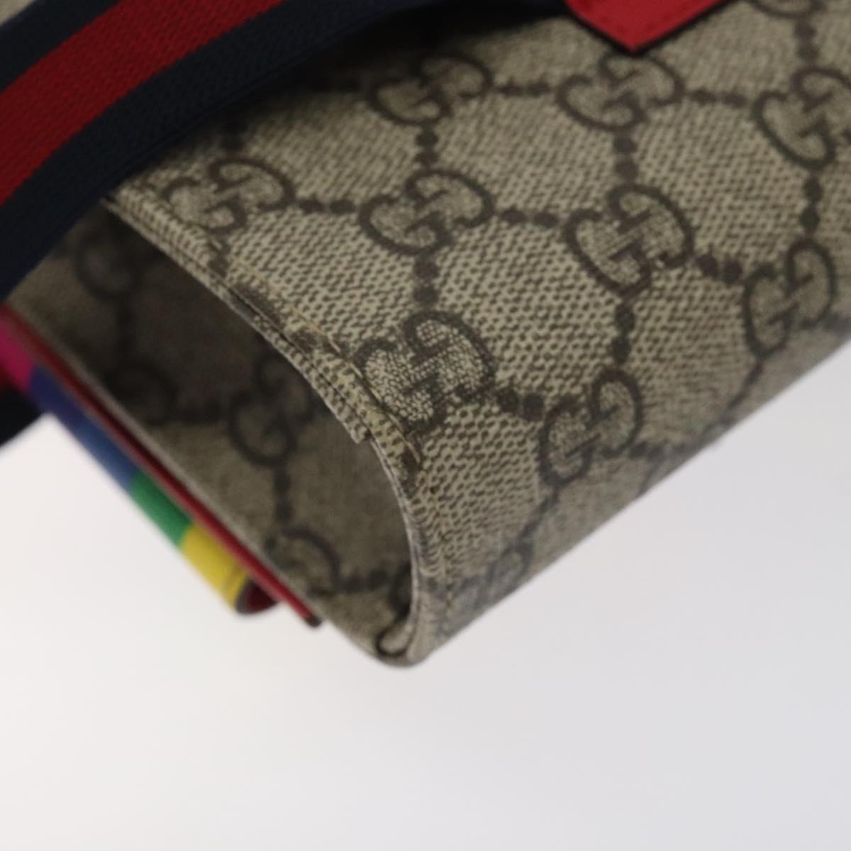 Gucci Butterfly, Beige, Canvas, shoulder
