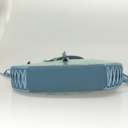 Dior Admit It, Blue, Canvas, shoulder