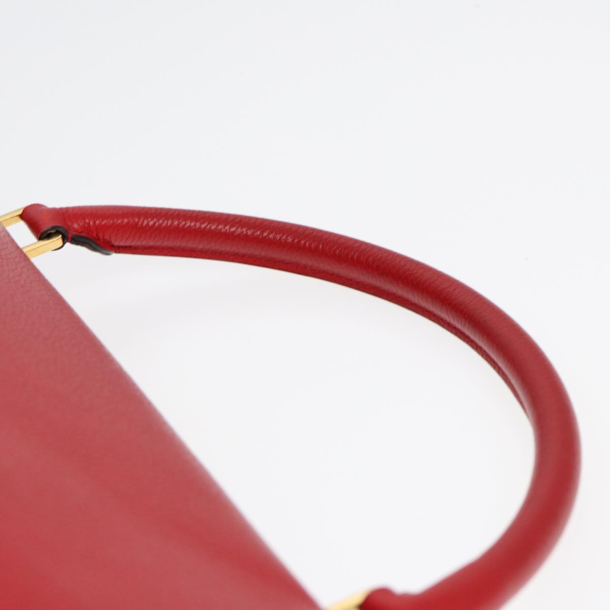 Céline Trapèze, Red, Leather, handbag