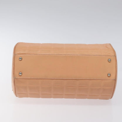 Chanel Chocolate bar, Beige, Leather, handbag