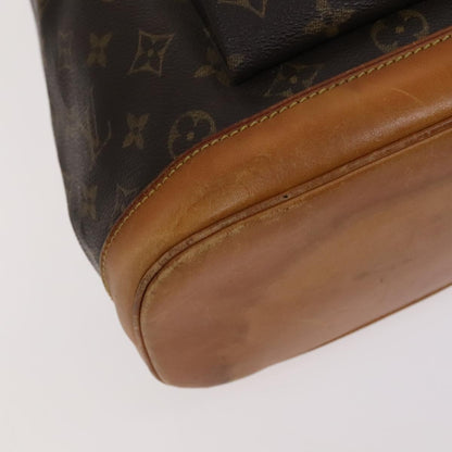 Louis Vuitton Montsouris, Brown, Canvas, backpack