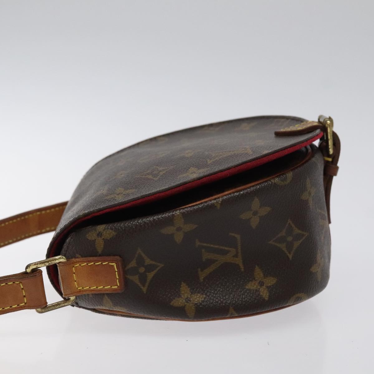 Louis Vuitton Tambourine, Brown, Canvas, shoulder