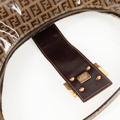Fendi Zucchino, Brown, Canvas, handbag