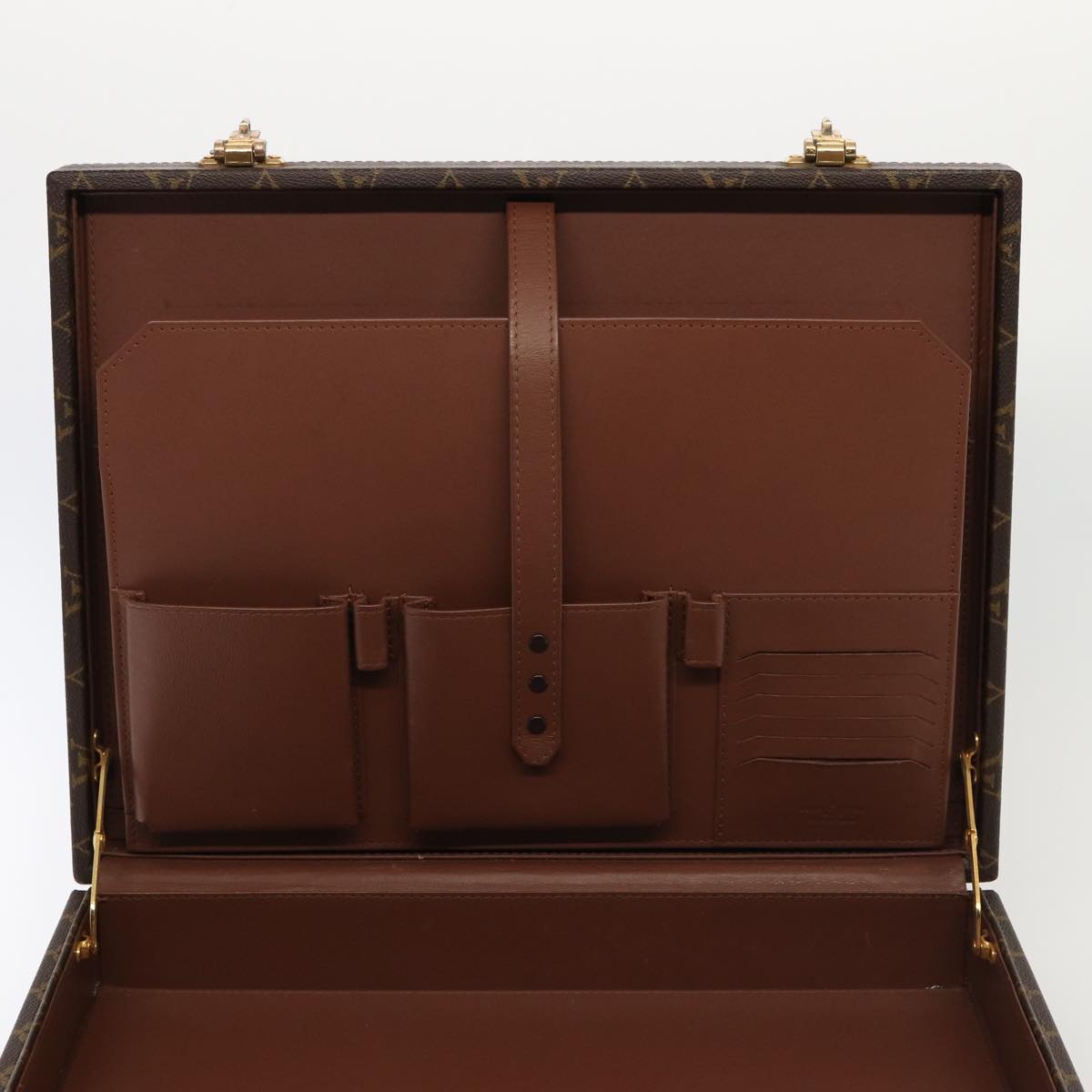 Louis Vuitton Cruiser, Brown, Canvas, briefcase